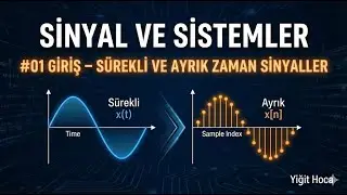 Sinyal ve Sistemler #01 Giriş – Sürekli ve Ayrık Zaman Sinyaller | Yiğit Hoca