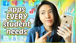 📲What's on my iPhone!? Essential FREE Apps for Students 2018 | Katie Tracy