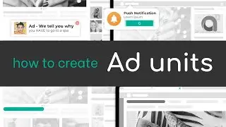 How to create Ad units 📲