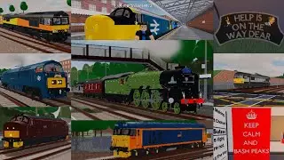 Admin trains on Lakeside Rail including @LaZeRJET and @ThatRealMachineGuy's train!