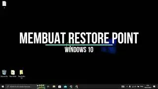 Cara membuat restore point di windows 10