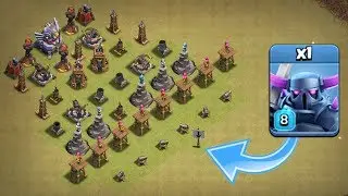 MAX TROOPS vs LEVEL ONE DEFENCES TROLL BASE🔥!! IMPOSSIBLE TROOP CHALLENGE !! CLASH OF CLANS!!