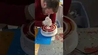 Resin Art Bowl Timelapse Creation Fall Color
