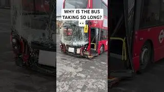 Why is the bus taking so long? 🤯 #shorts #bus #london #publictransport #tfl #crash