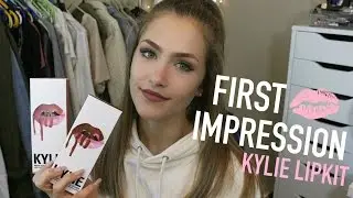 KYLIE JENNER LIPKIT SWATCHES + FIRST IMPRESSION/REVIEW!!