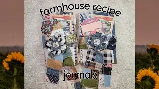 Farmhouse Recipe Journals #artndacitycreations