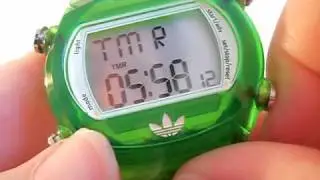 Green Unisex Adidas Candy Digital Sports Watch