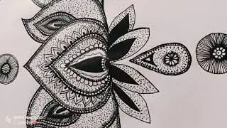 mandala art work by preethi ❣️✒️