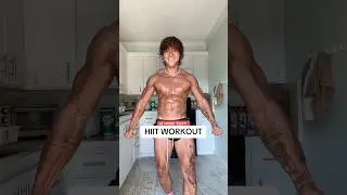 At home easy HIIT workout 👉🏻 no equipments needed