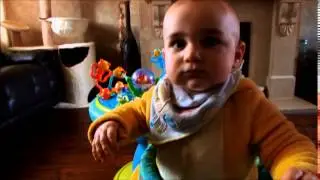Bright Starts Around We Go Activity Station... Baby Tristan Being Chased By His Crazy Meemaw
