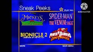 Sneak Peeks Menu from Pok&eacute;mon: Pikachu&rsquo;s Winter Vacation 2004 DVD (Miramax Version)