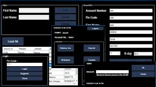 Система банкомата на VB.Net с полным исходным кодом | Бесплатная загрузка