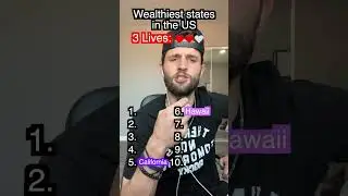 What are the wealthiest states in the US? #shorts