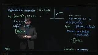 Applications of Integration: Arc Length - 02. Example 1