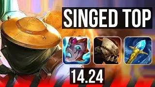 SINGED vs LEE SIN (TOP) | KR Master | 14.24