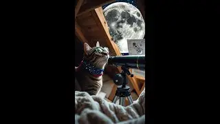 Cat Launches Into Space! This Furry Astronaut Land on the Moon 🚀🐱 #cat #cats #catshorts #catvideos