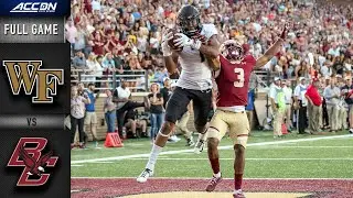 Wake Forest vs. Boston College Full Game | 2019 ACC Football