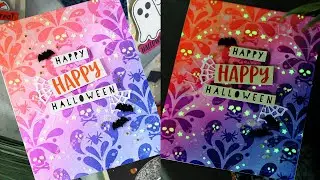 GLOW in the DARK! Halloween Card + Other Ideas with Simon's Limited Edition Kit!