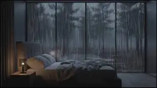 Dark Forest Night Rainstorm 🌙 Deep Nature ASMR Sounds for Better Sleep, Relaxation, and Insomnia Aid