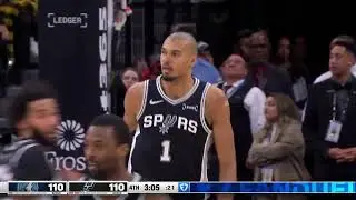 [Highlight] Wembanyama vs Anthony Edwards Duel &mdash; Clutch Buckets in the 4th Quarter