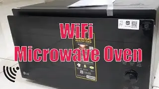 Unboxing LG 32L WiFi Enabled Charcoal Microwave Oven (MJEN326SFW, Black)