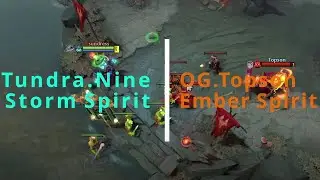 OG.Topson vs Tundra.Nine Midlane Duel