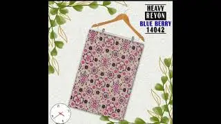 17 Kg Rayon single Matching Porcine Print fabric 58 width L-97 👉 Contact 9252518314