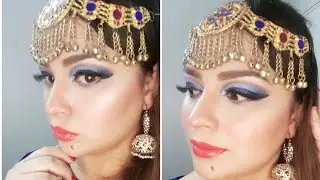 Afghani look makeup details in description
