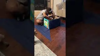 Из коробки с подгузниками в коробку с игрушками! 🎨📦