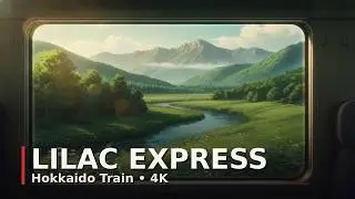 Beautiful Japanese Train Window View | Lilac Express Hokkaido