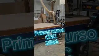 Primer curso CNC de 2024 - Marcos Mu&ntilde;oz #cnc #cncmachine #cncrouter #vcarve #vectric