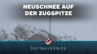 Schnee in Bayern? Wintereinbruch auf der Zugspitze