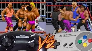 Sega Genesis Vs Super Nintendo - WWF Royal Rumble