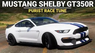 Forza Horizon 5 Tuning - 2016 Ford Mustang Shelby GT350R - FH5 Purist Race Build, Tune & Gameplay