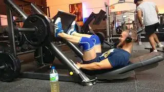 Incline Leg Press - 4x12@130kg (last set)