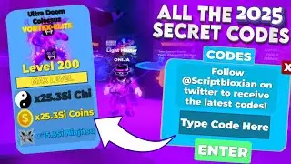 Все активные коды для Roblox Ninja Legends *2025*