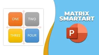 How to insert Matrix SmartArt in PowerPoint