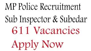 www.vyapam.nic.in Mp Police SI Vacancy 2017 - 2018 mppolice.gov.in