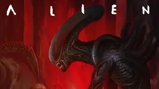 Alien fan art timelapse
