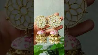 Lightweight Jhumkas Must Haves For Festive Season #shorts #jhumkidesign #ethnic #blingbag #earrings