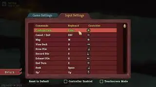 Slay The Spire – How to Reset Input Settings to Default