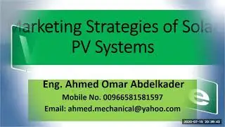 Marketing strategies for solar PV systems