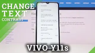 How to Activate High Contrast Text in VIVO Y11s &ndash; Turn On Auto Brightness