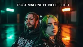 Post Malone ft Billie Eilish &ndash; Heavy Love Heavy Lies ( Lyrics Video )