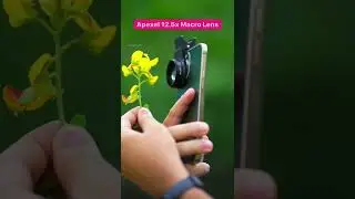 apexel 2 in 1 0.45x wide mobile macro lens #shorts