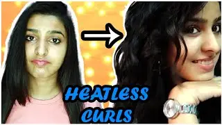 INDIAN GIRL TRIES HEATLESS CURLS 😍 | Loving the Results |  Blend It Pretty