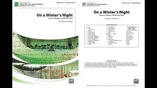 On a Winter's Night, arr. Jared Barnes &ndash; Score & Sound