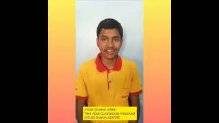 Ayush Kr. Singh (2 year classroom program) of FIITJEE Ranchi , NTSE 2021scholar.
