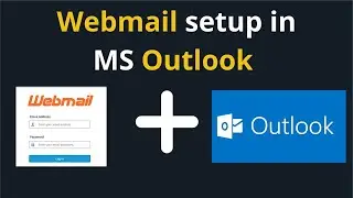 How to connect Cpanel email accounts to MS Outlook | How to connect Cpanel webmail to Outlook