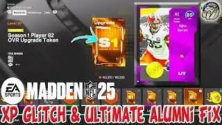 🚨BREAKING🚨 #Madden25 S1 XP BOOST Glitch & Ultimate Alumni FREE Player Glitch FIX! #MUT25 Gameplay
